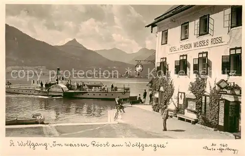 AK / Ansichtskarte  Dampfer_Seitenrad St. Wolfgang Schafberg Wolfgangsee 