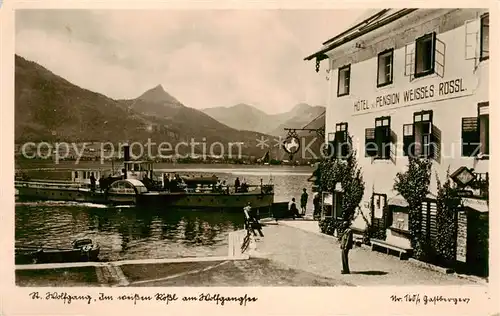 AK / Ansichtskarte  Dampfer_Seitenrad St.Wolfganf Wolfgangsee 