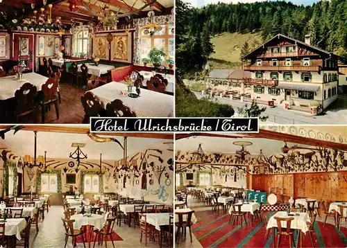 AK / Ansichtskarte  Reutte_Tirol_AT Hotel Ulrichsbruecke Gastraeume 