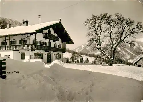 AK / Ansichtskarte  Ruhpolding Berggasthaus und Cafe Weingarten Ruhpolding