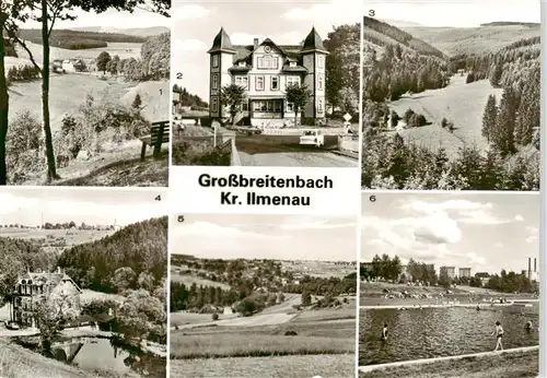 AK / Ansichtskarte  Grossbreitenbach_Thueringen Grundsbachtal Schulungsheim Hohe Tanne Griebelsmuehle Grossbreitenbach