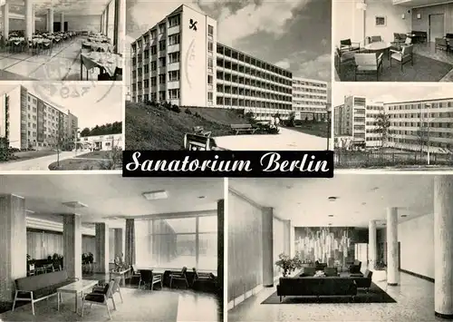 AK / Ansichtskarte  Bad_Driburg Sanatorium Berlin BfA Teilansichten Bad_Driburg