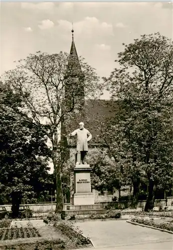 AK / Ansichtskarte 73895838 Delitzsch Dr. Hermann-Schulze-Delitzsch-Denkmal Delitzsch