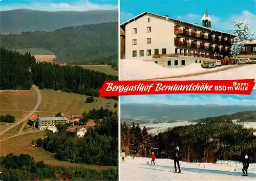 AK / Ansichtskarte  Kolmberg_Sankt_Englmar Berggasthof Bernhardshoehe Luftkurort Wintersport Luftaufnahme Kolmberg_Sankt_Englmar