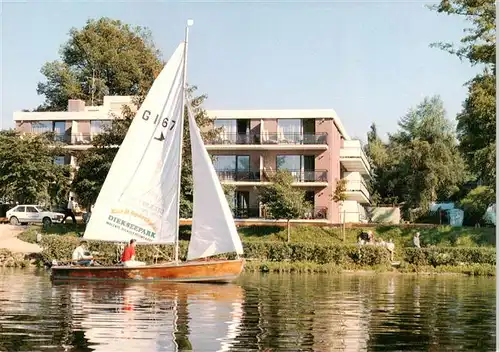 AK / Ansichtskarte  Malente-Gremsmuehlen Kur und Sporthotel Diekseepark Segelboot Malente-Gremsmuehlen