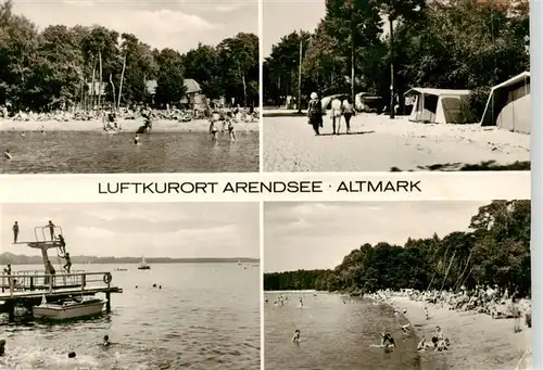 AK / Ansichtskarte 73895874 Arendsee_Altmark Strandpartien Strandbad Arendsee Altmark