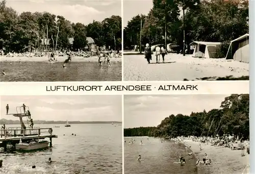 AK / Ansichtskarte  Arendsee_Altmark Strandpartien Strandbad Arendsee Altmark