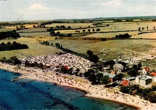 AK / Ansichtskarte  Sierksdorf_Ostseebad Fliegeraufnahme Sierksdorf_Ostseebad