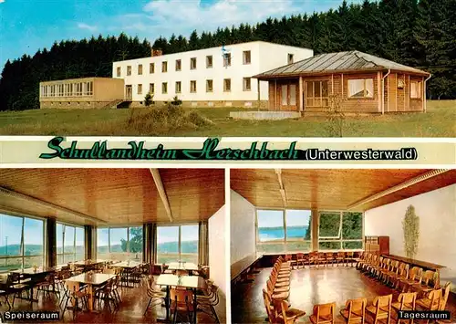 AK / Ansichtskarte  Herschbach__Selters_Westerwald Schullandheim Herschbach Speiseraum Tagesraum 