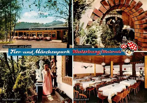 AK / Ansichtskarte 73895925 Westerburg_Westerwald Tier und Maerchenpark Restaurant Cafe Dornroeschen Aschenbroedel Restaurant Westerburg_Westerwald
