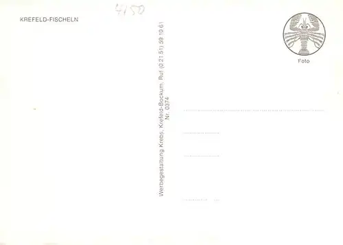 AK / Ansichtskarte  Fischeln Kirche Schule Liegewiese Fischeln