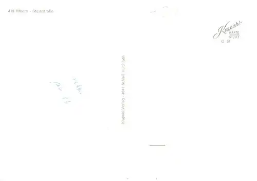 AK / Ansichtskarte  Moers_Moers Steinstrasse 