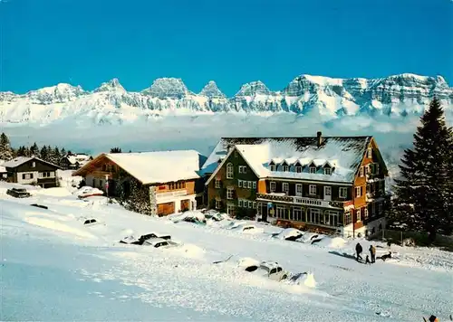 AK / Ansichtskarte  Flumserberge_SG Hotel Tannenboden und Slalom Bar 