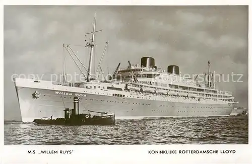 AK / Ansichtskarte  Dampfer_Oceanliner M.S. Willem Ruys  