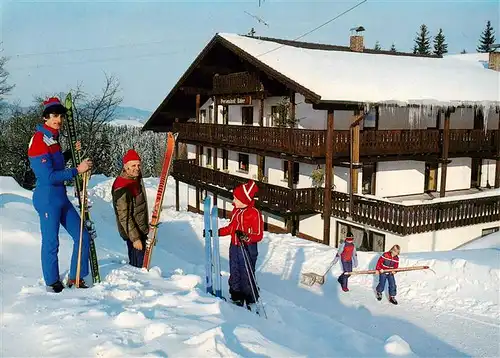 AK / Ansichtskarte  Schaufling Ski und Langlaufzentrum Rusel Ferienhof Eder Schaufling