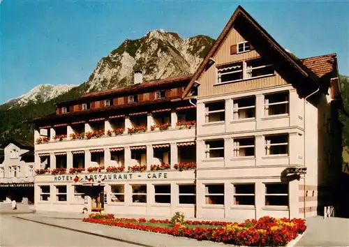 AK / Ansichtskarte 73896046 Oberstdorf Hotel Mohren Restaurant Cafe Oberstdorf