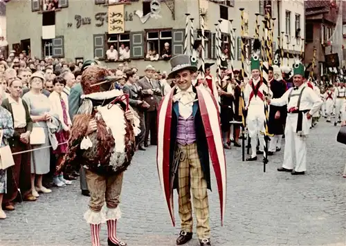 AK / Ansichtskarte  Ulm__Donau Schauspiel mit Ulmer Spatz 