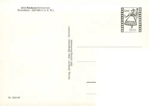 AK / Ansichtskarte  Riederau_Ammersee Strandbad Riederau Ammersee