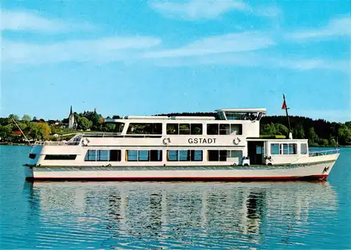 AK / Ansichtskarte 73896063 Gstadt_Chiemsee Fahrgastschiff Gstadt Gstadt_Chiemsee