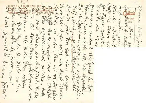 AK / Ansichtskarte  Bad_Salzuflen Hotel Luisen Hof Bad_Salzuflen