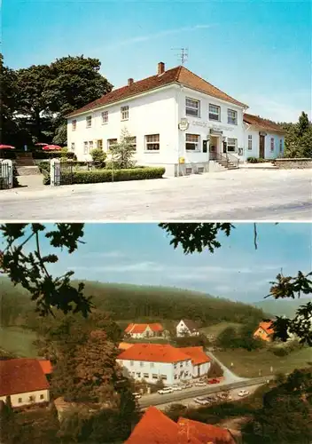 AK / Ansichtskarte  Nolle_Teutoburgerwald Gasthaus Pension Noller Schlucht Panorama Nolle_Teutoburgerwald