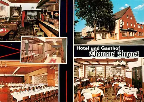 AK / Ansichtskarte 73896118 Davensberg_Ascheberg Hotel Gasthof Clemens August Restaurant Festsaal Kegelbahn 