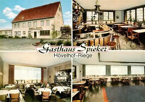 AK / Ansichtskarte  Riege_Hoevelhof Hotel Restaurant Gasthaus Spieker Riege Hoevelhof