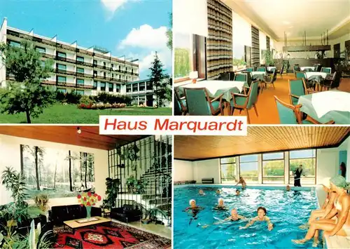 AK / Ansichtskarte  Kell_See_Trier Hotel Restaurant Haus Marquardt Hallenbad 