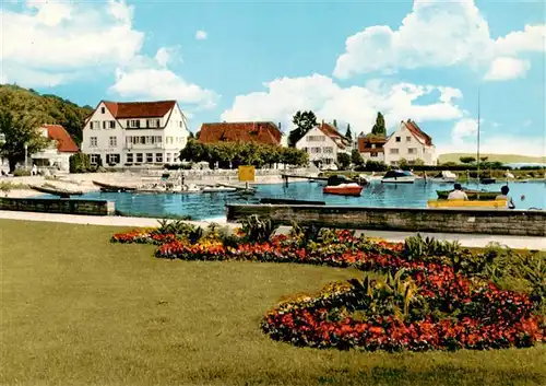 AK / Ansichtskarte  Unteruhldingen-Muehlhofen_Bodensee Uferpromenade am See 