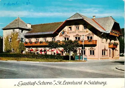 AK / Ansichtskarte 73896153 St_Leonhard_Salzburg Gasthof Schorn St_Leonhard_Salzburg