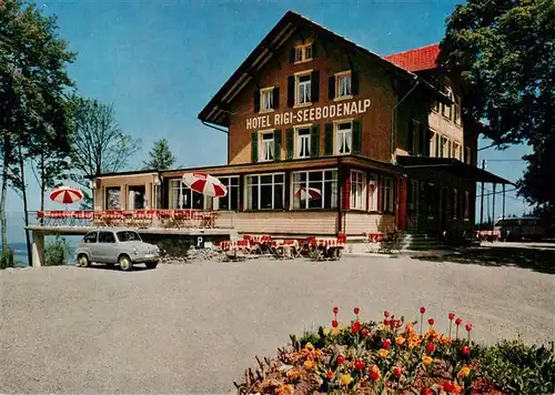 AK / Ansichtskarte  Kuessnacht_Vierwaldstaettersee Hotel Rigi Seebodenalp Bergstation Luftseilbahn 