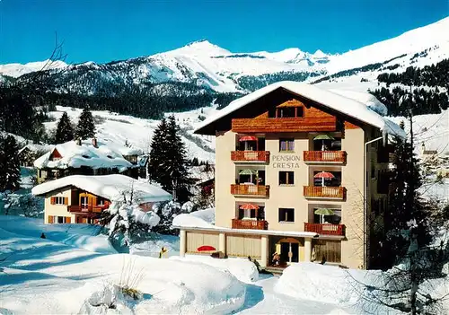 AK / Ansichtskarte  Flims_Waldhaus Hotel Pension Cresta Flims Waldhaus