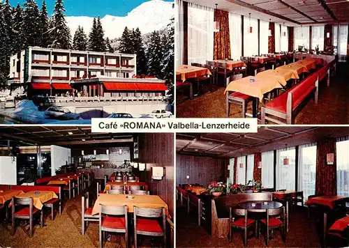 AK / Ansichtskarte  Valbella__Lenzerheide_GR Cafe Romana Gastraeume 