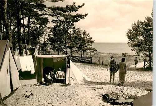 AK / Ansichtskarte  Baabe_Ostseebad_Ruegen Zeltplatz Baabe_Ostseebad_Ruegen