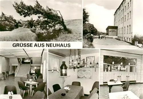 AK / Ansichtskarte  Neuhaus_Dierhagen_Ostseebad Erholungsheim Lebensfreude Treppe Gastraeume 