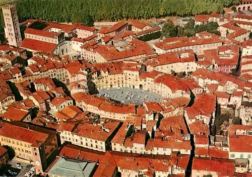 AK / Ansichtskarte  Lucca_Toscana_IT Anfiteatro Romano veduta aerea Amphitheater 