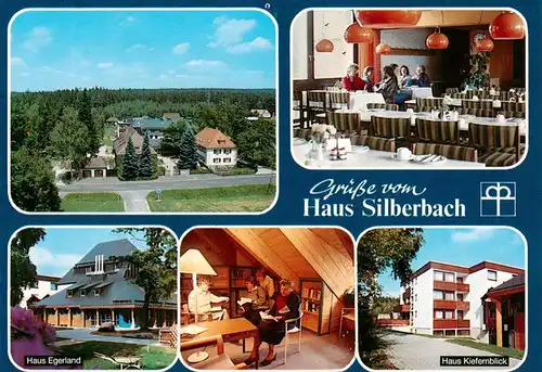 AK / Ansichtskarte 73896308 Selb_Oberfranken_Bayern Ferien- und Erholungsstaette Haus Silberbach Restaurant Leseraum 