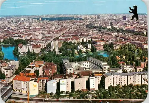 AK / Ansichtskarte  Berlin Panorama Blick vom Funkturm Berlin