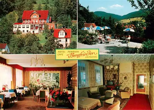 AK / Ansichtskarte 73896313 Langelsheim Hotel Pension Café Bergfrieden Restaurant Terrasse Langelsheim