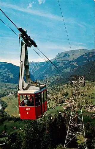 AK / Ansichtskarte  Grindelwald_BE Luftseilbahn Grindelwald - Pfingstegg 