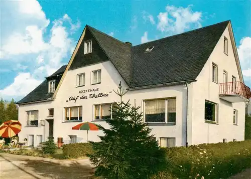 AK / Ansichtskarte  Winterberg_Hochsauerland Gaestehaus Auf der Wallme Winterberg_Hochsauerland