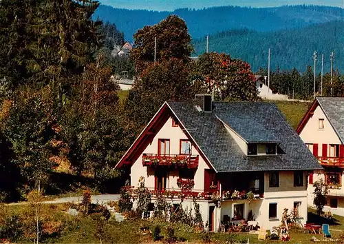 AK / Ansichtskarte  Altglashuette_Schwarzwald Gaestehaus Schurt Altglashuette_Schwarzwald