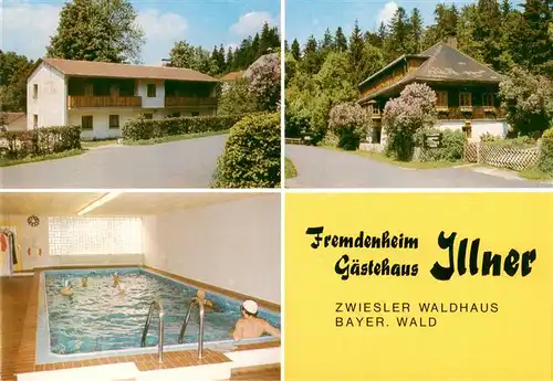 AK / Ansichtskarte 73896465 Zwieselerwaldhaus Fremdenheim Gaestehaus Illner Hallenbad 