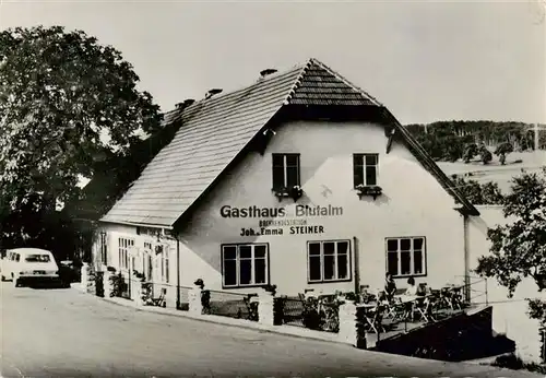 AK / Ansichtskarte  Alkersdorf_Hernstein_Niederoesterreich_AT Gasthaus Blutalm 