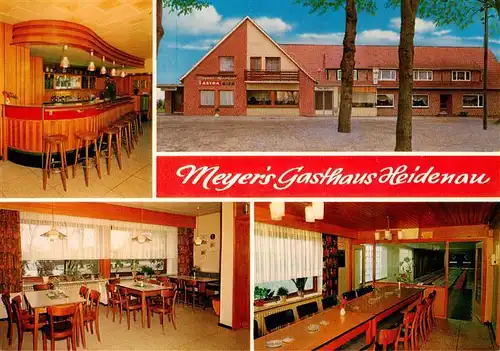 AK / Ansichtskarte  Heidenau_Nordheide_Harburg Meyers Gasthaus Heidenau Restaurant Kegelbahn 