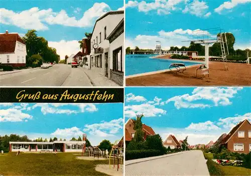 AK / Ansichtskarte  Augustfehn Teilansichten Freibad Augustfehn