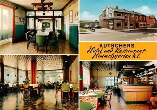 AK / Ansichtskarte  Himmelpforten_Niederelbe_Stade Kutschers Hotel und Restaurant 