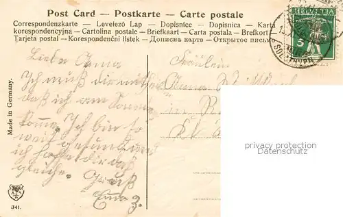 AK / Ansichtskarte  Engel ASB Nr. 341 Harfe 