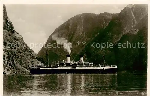 AK / Ansichtskarte  Dampfer_Oceanliner Norwegen  