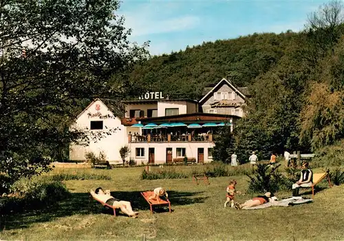 AK / Ansichtskarte  Neuweilnau_Weilrod Erbismuehle im Weiltal Gasthof Café Pension Garten 